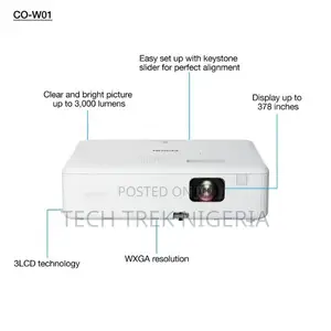 EPSON PROJECTOR | CO-WO1 | 3000 Lumens