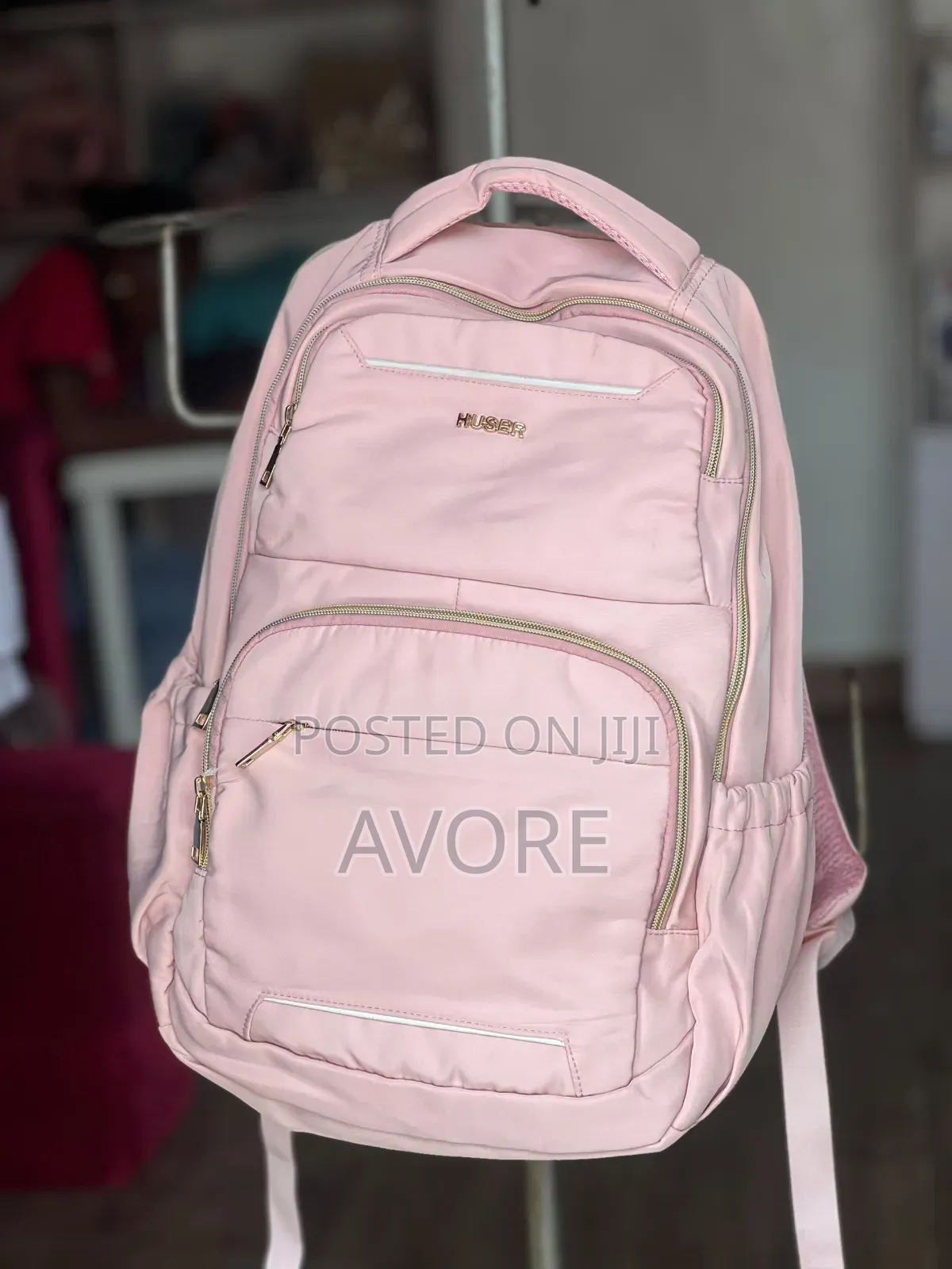 Pink Laptop Backpack