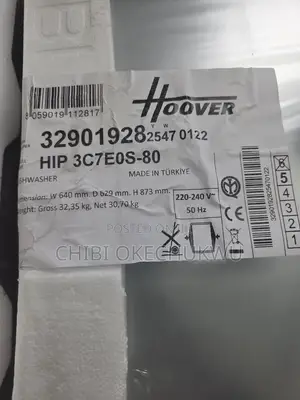 Hoover H-Dish 300 Full-Size Built-in Dishwasher