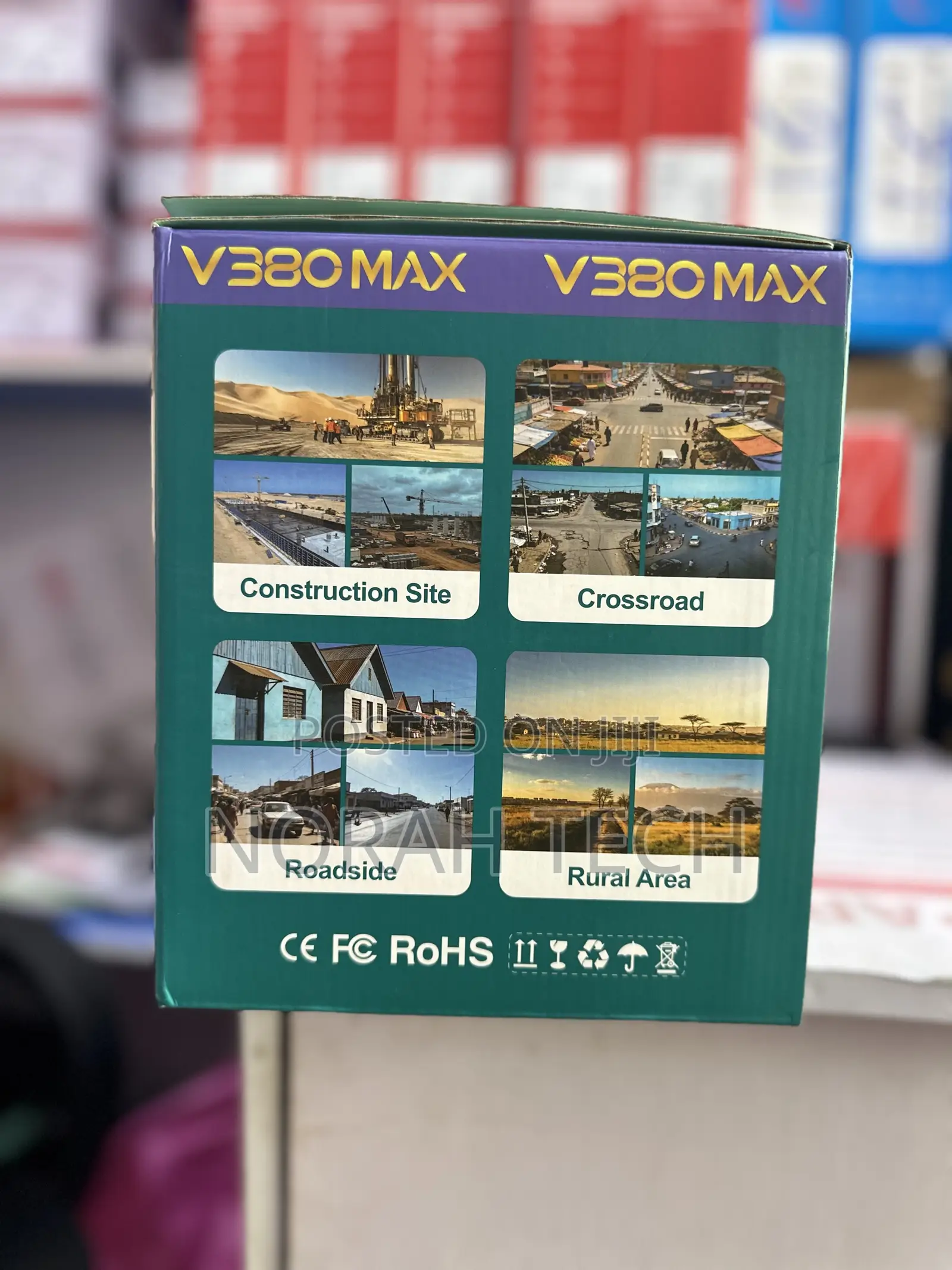 V380 Max P19 Se Aov Triple Lens Solar Panel Camera