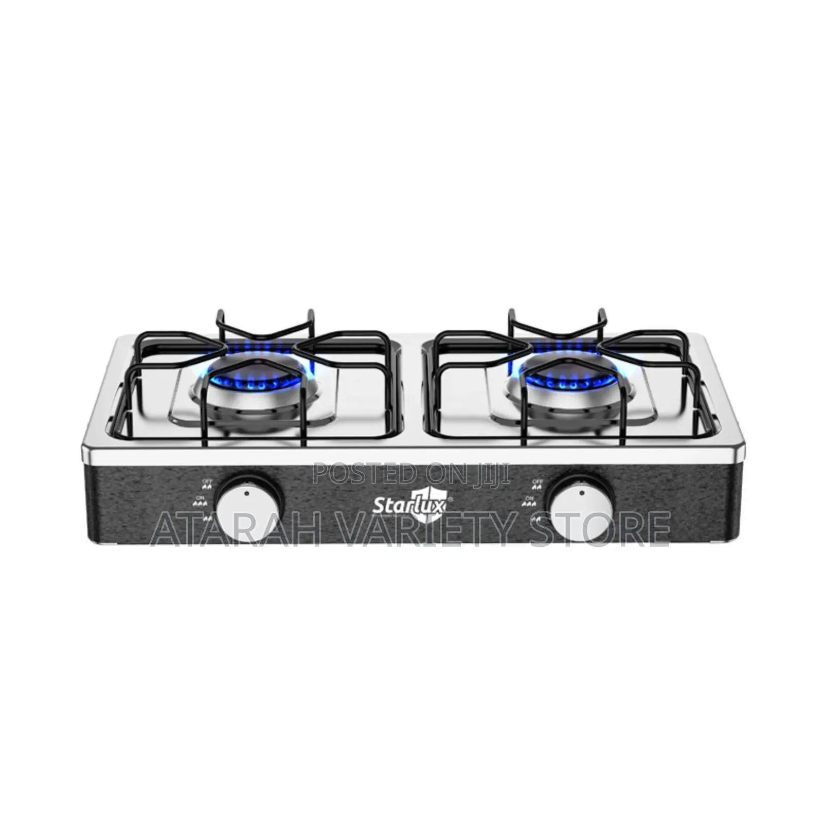 Starlux Portable Double Burner Gas Cooker