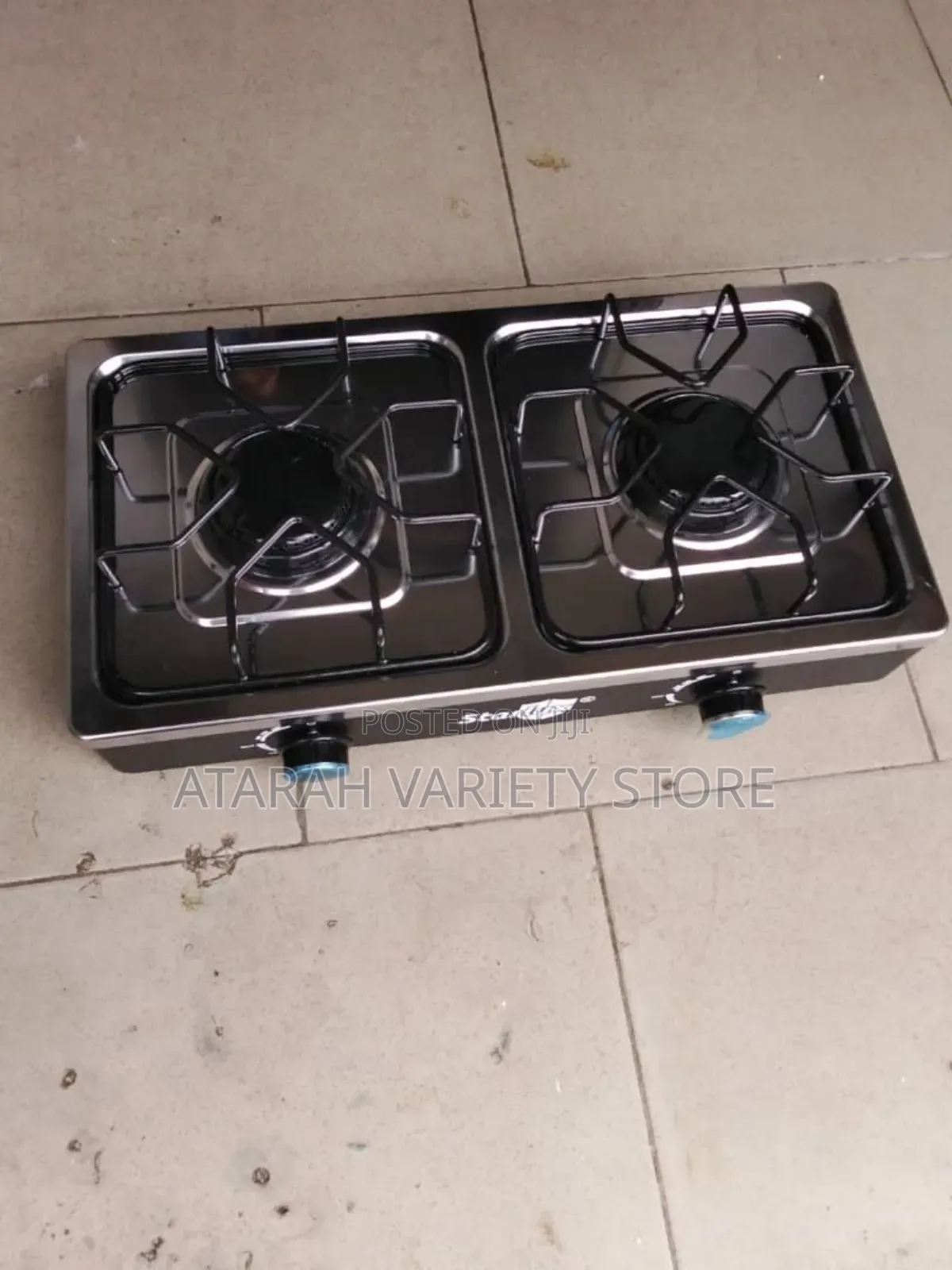 Starlux Portable Double Burner Gas Cooker