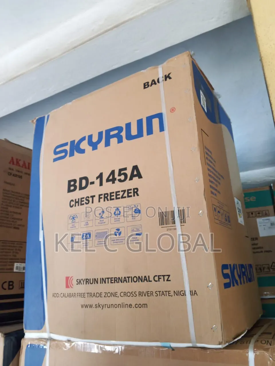 Skyrun Deep Freezer 145L