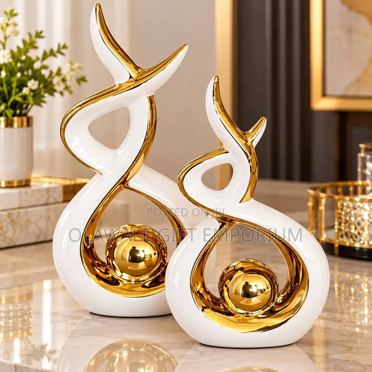 Abstract Twin Home Decor