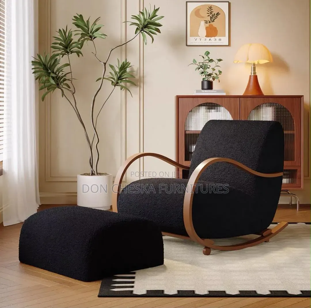 Accent Wooden Handle Chair