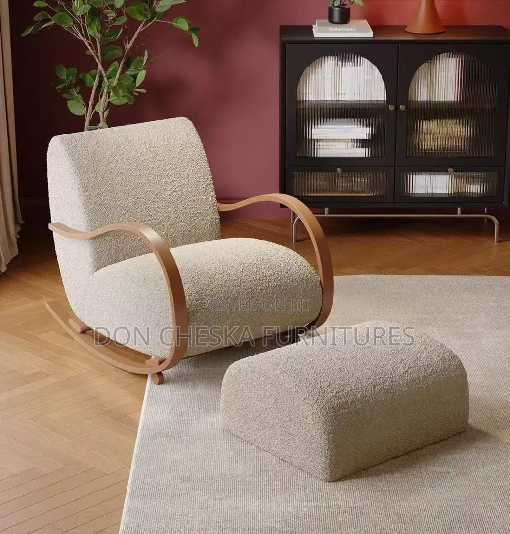 Accent Wooden Handle Chair