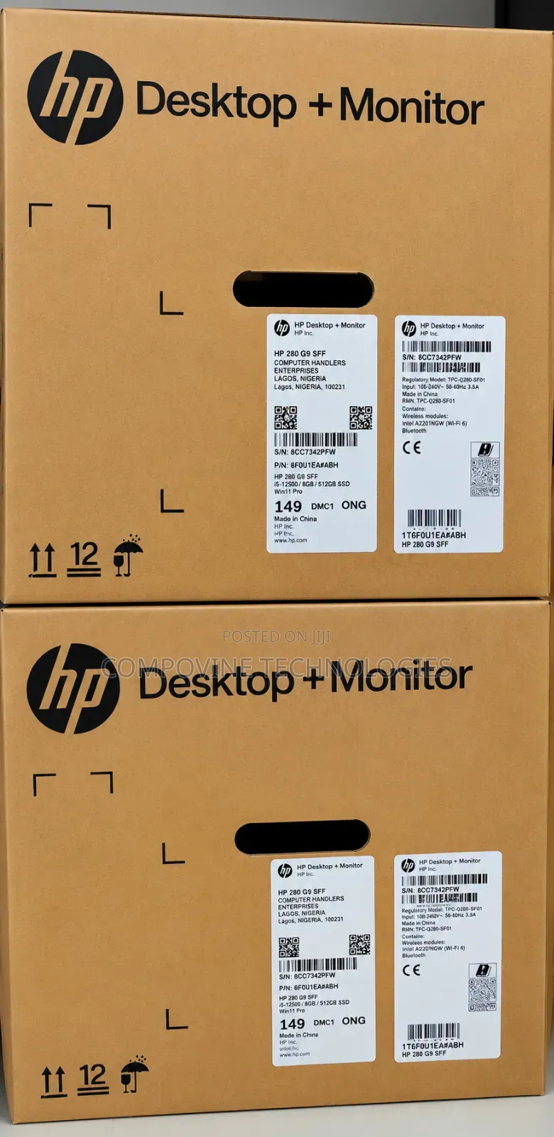 New Desktop Computer HP 290 G9 8GB Intel Core i3 SSD 512GB