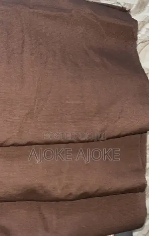 Premium Chocolate Brown Aso Oke – Traditional Wedding Fabric