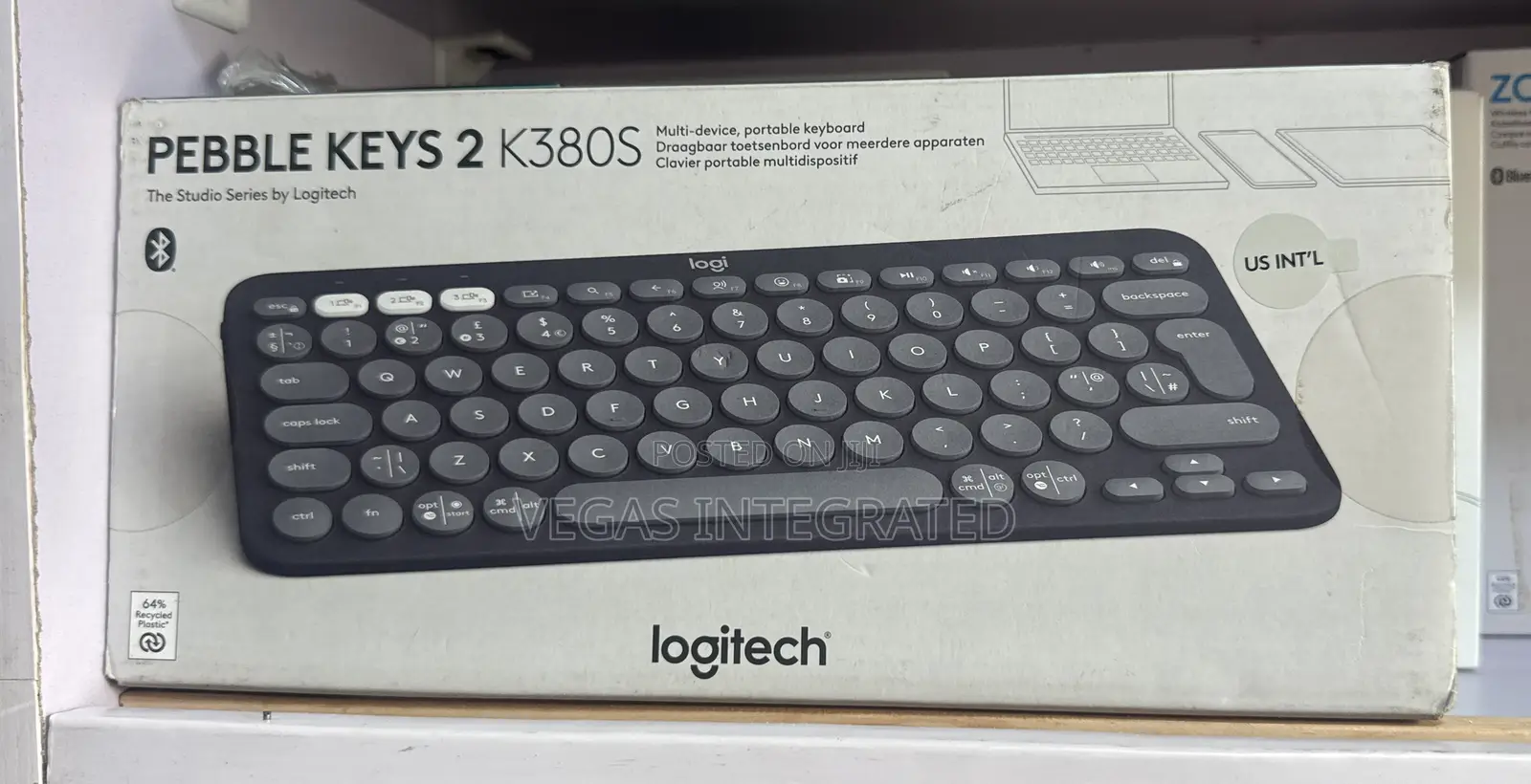 Logitech Pebble Keys 2 K380s Slim,compact, Wireless Bluetooth Keyboard