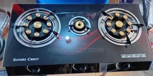 Silver Crest 3 Burner Industrial Gas Cooker