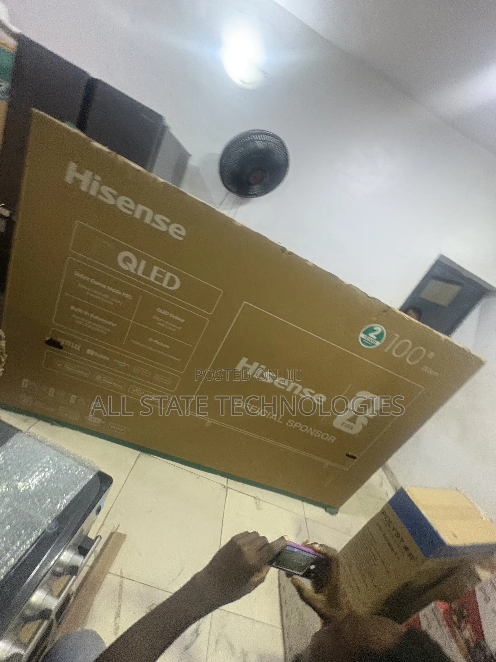 Hisense 100Q7Q 4K Television With Quantum Dot Colour
