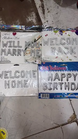 Foil Letter Balloon Set