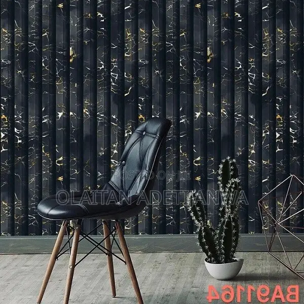 Grey Nonwoven Cleanable Wallpaper Home N Office