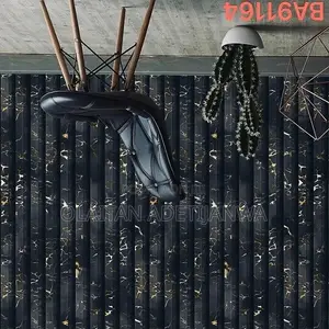 Grey Nonwoven Cleanable Wallpaper Home N Office