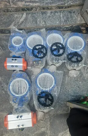 4" Butterfly Valve With Pneumatic Actuator