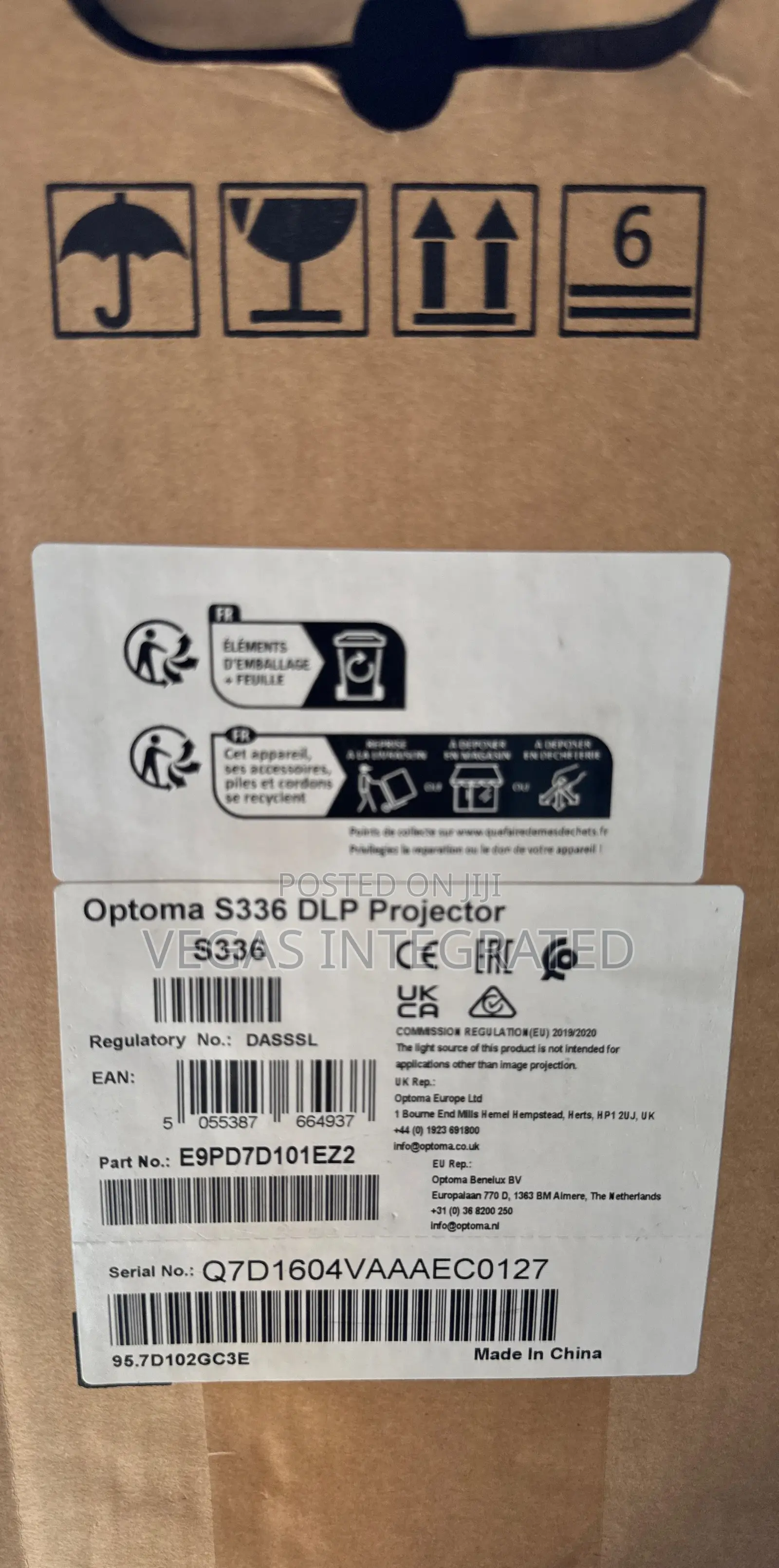 Optoma S336 Bright, Portable SVGA DLP Projector