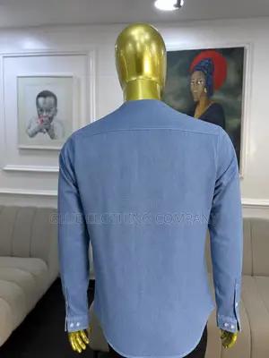 Sky Blue Denim Buba Shirt