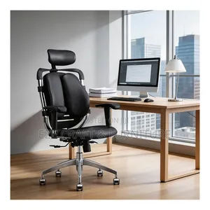 Adjustable Armrest Kidney Executive Office Chair