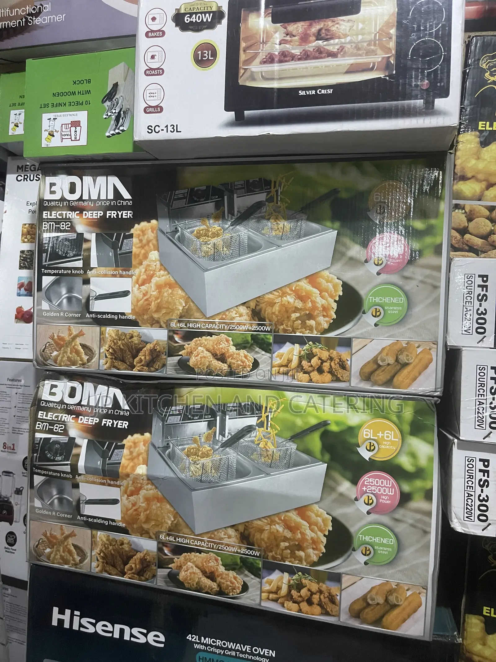 Boma Double Basket Deep Fryer