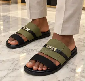 Hermes Quality Luxury Men Sandals