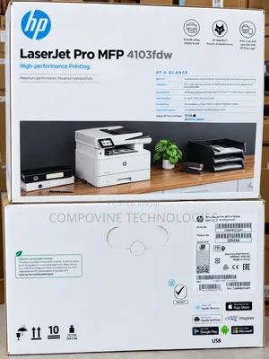 Brand New HP LaserJet Pro MFP 4103fdw Printer (2Z629A