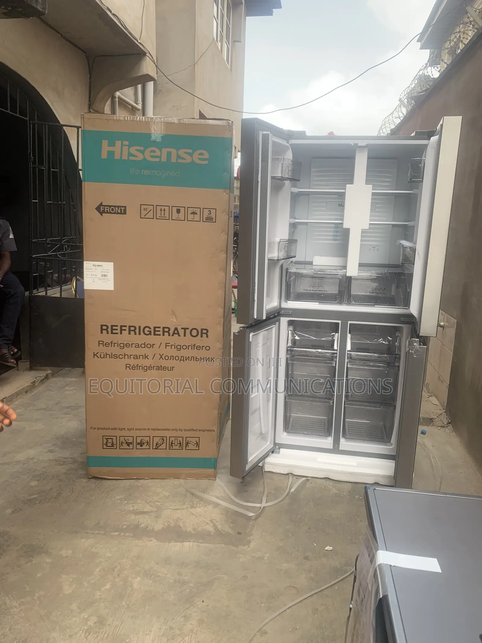 Hisense 4-Door Fridge 392L – Stylish Storage for Your Kitchen