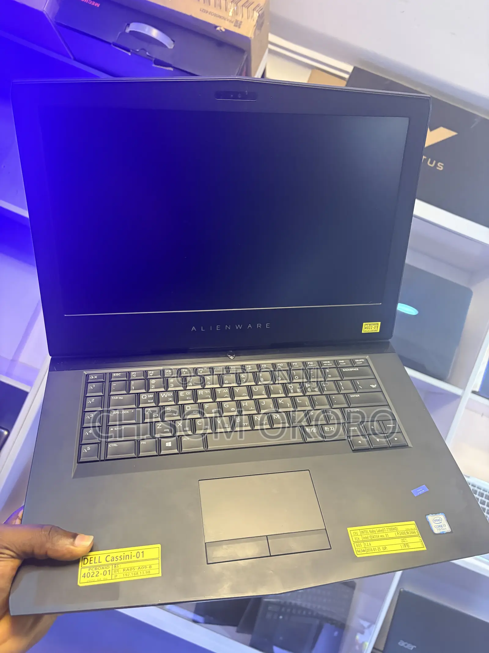 Laptop Alienware 15 R3 8GB Intel Core i7 HDD+SSD 128GB