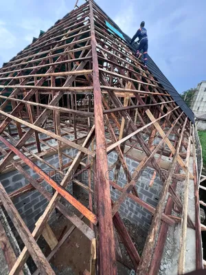 Roof Work for Wood Work and Installation of Stone Tiles Roofing Sheet