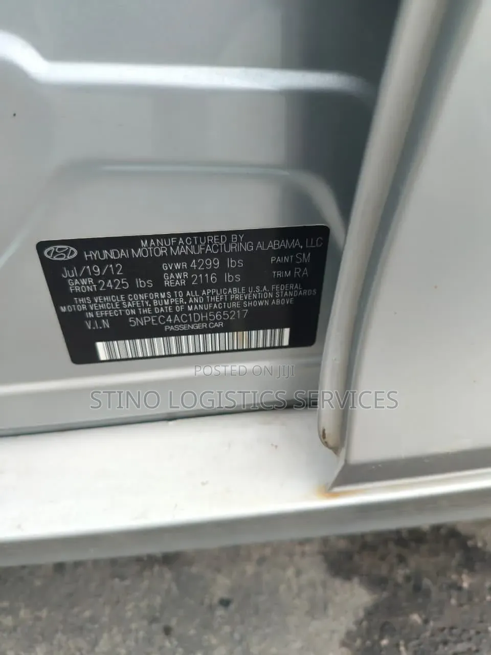 Hyundai Sonata 2012 Silver