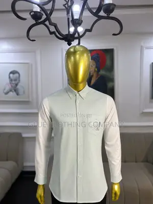 Mint Green Contrast Oxford Crested Dhirt