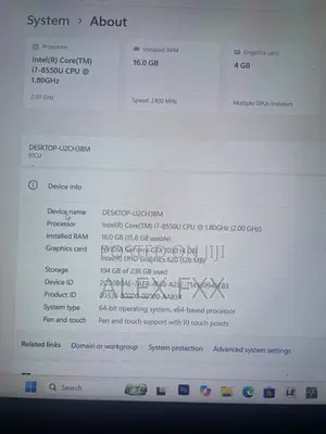 Laptop Lenovo Yoga 730 16GB Intel Core i7 HDD+SSD 256GB