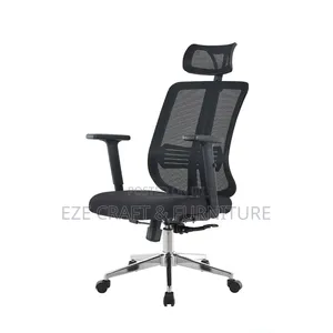 Full Black Lumbar Support Office Chair