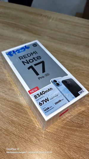 New Xiaomi Redmi Note 17 Pro 256 GB Black