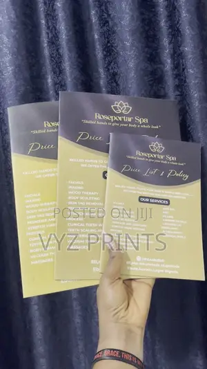 Price List/Magazine
