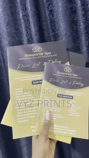 Price List/Magazine