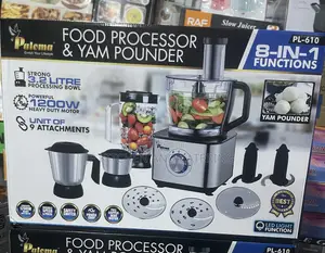 Paloma PL-610 8-in-1 Food Processor & Yam Pounder