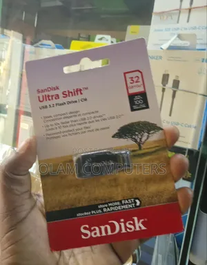 Sandisk Ultra Shift, USB 3.2, Flash Drive 32GB