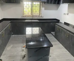 Marble Kitchen Countertop Installation in Lekki, Lagos