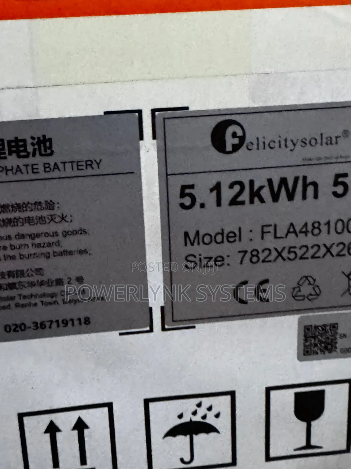 Felicity 5kwh Lithium Battery 48v