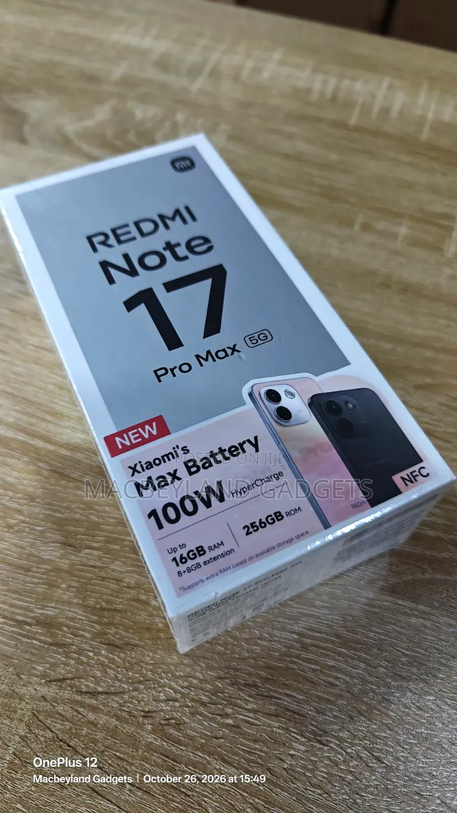 New Xiaomi Redmi Note 17 Pro Max 256 GB Pink