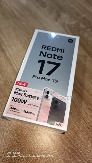 New Xiaomi Redmi Note 17 Pro Max 256 GB Pink