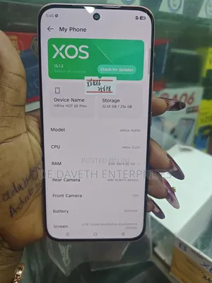 Infinix Hot 60 Pro+ 256 GB Rose Gold
