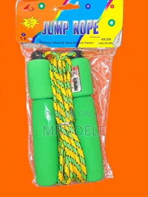 Jump Rope With Counter – Green Foam Handles