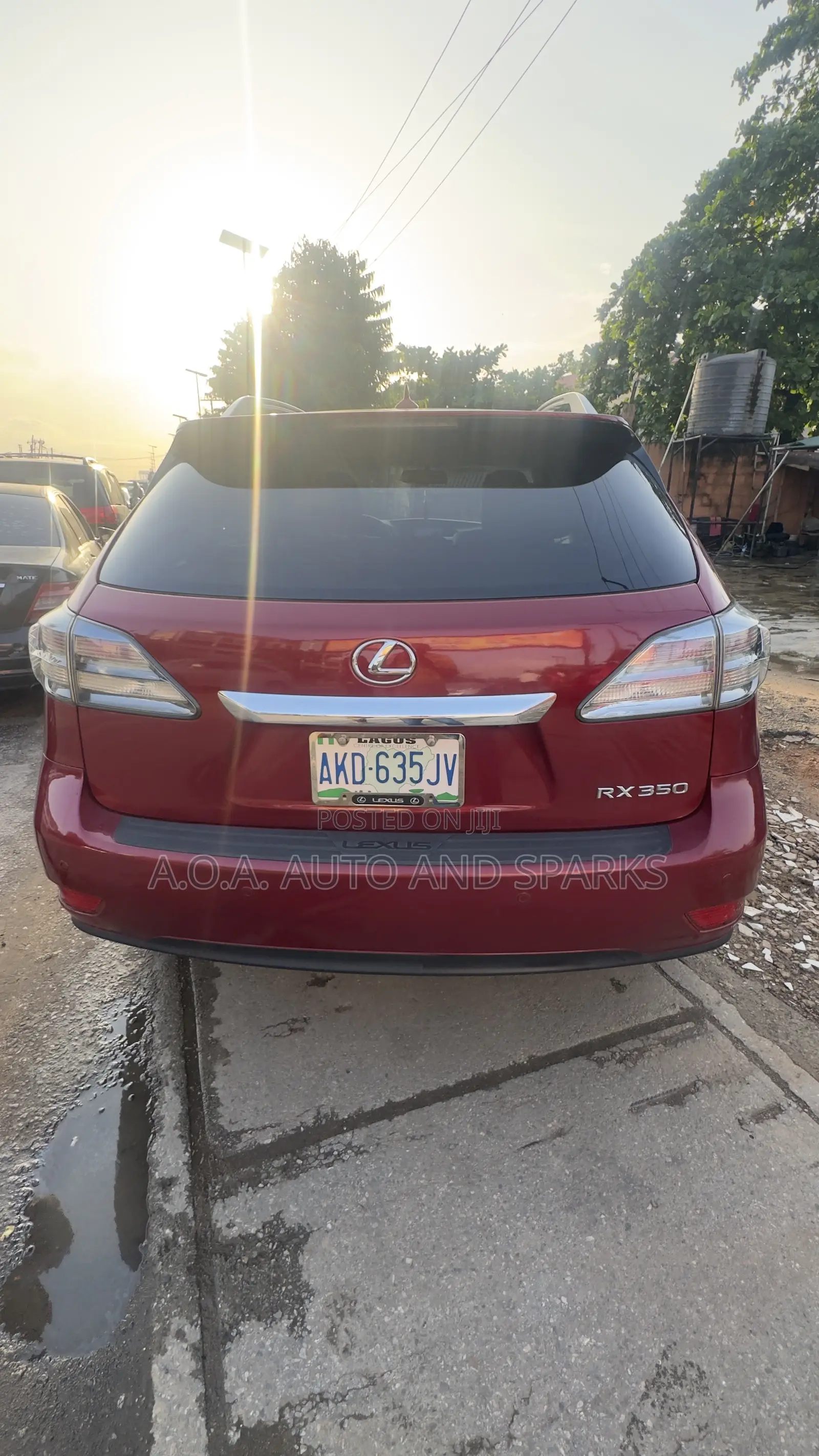 Lexus RX 2012 Red