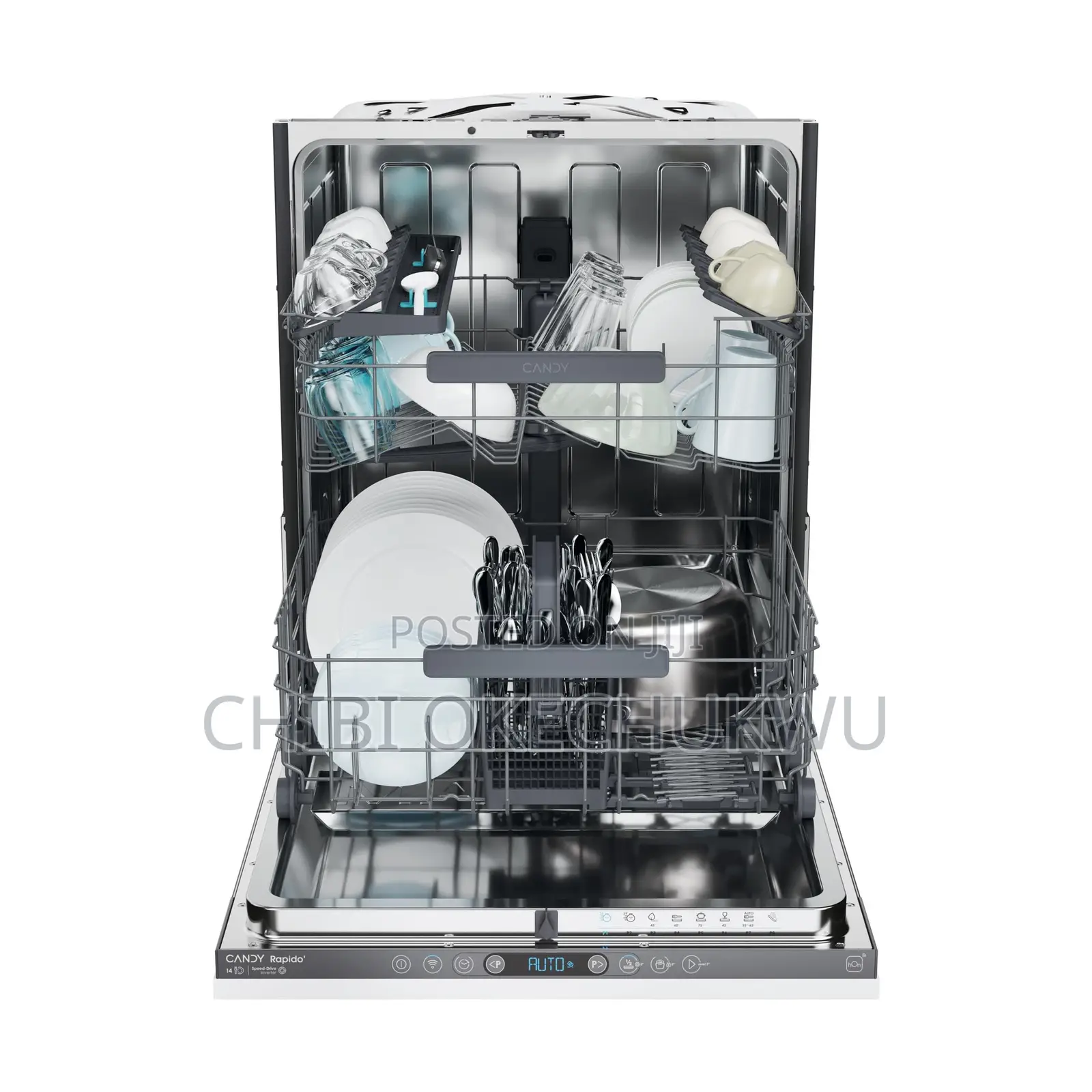 Candy Rapido Full-Size Built-in Dishwasher