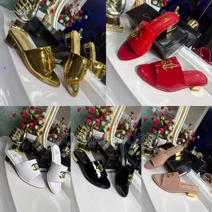 Luxury Low Heel Slippers in 5 Beautiful Colours. Size From 37 to 46