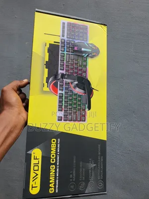 T-Wolf 4-in-1 Gaming Combo Keyboard
