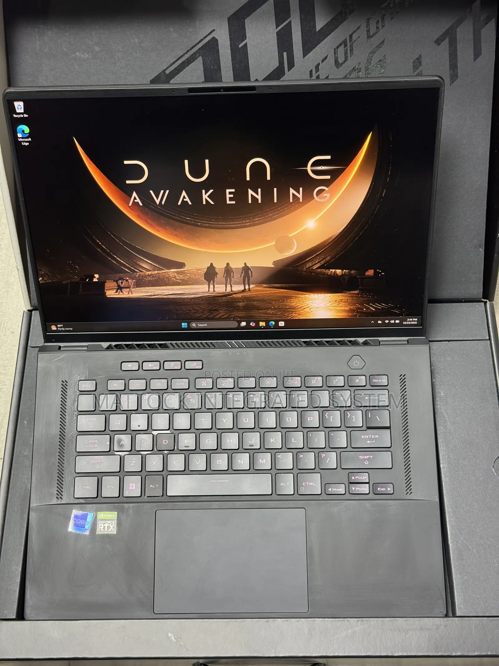 Laptop Asus ROG Zephyrus M16 GU603HR 24GB Intel Core i9 SSD 1T