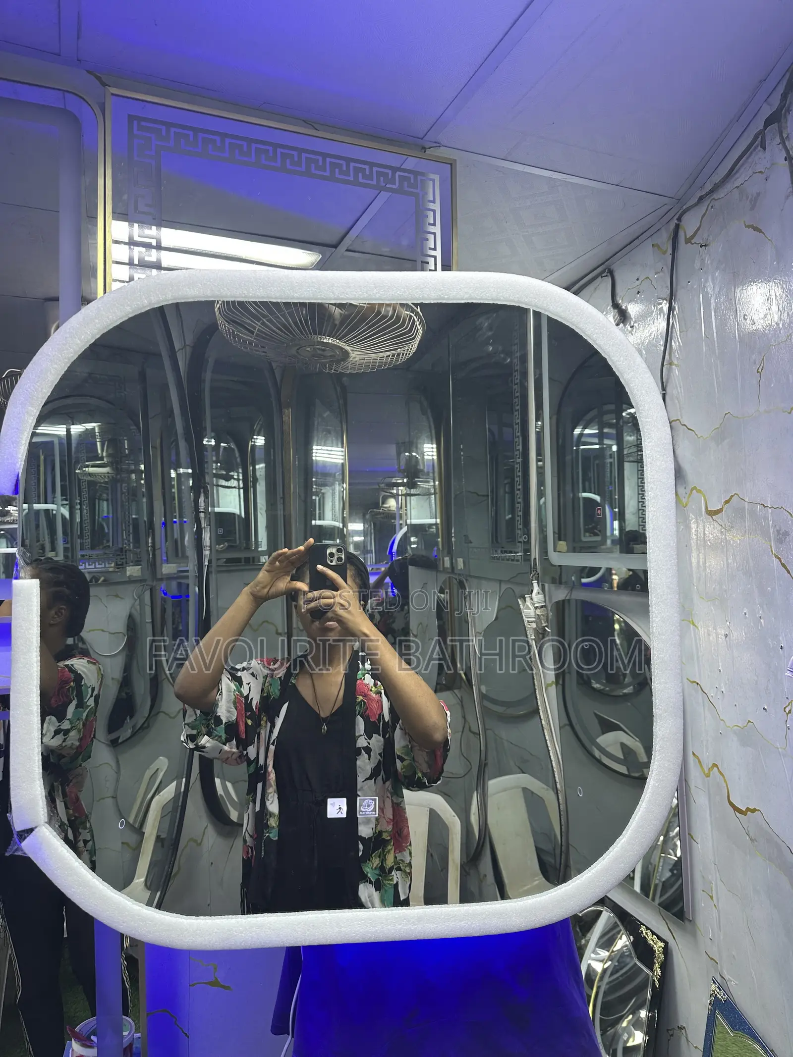 Human Censor LED Mirror 70by70cm