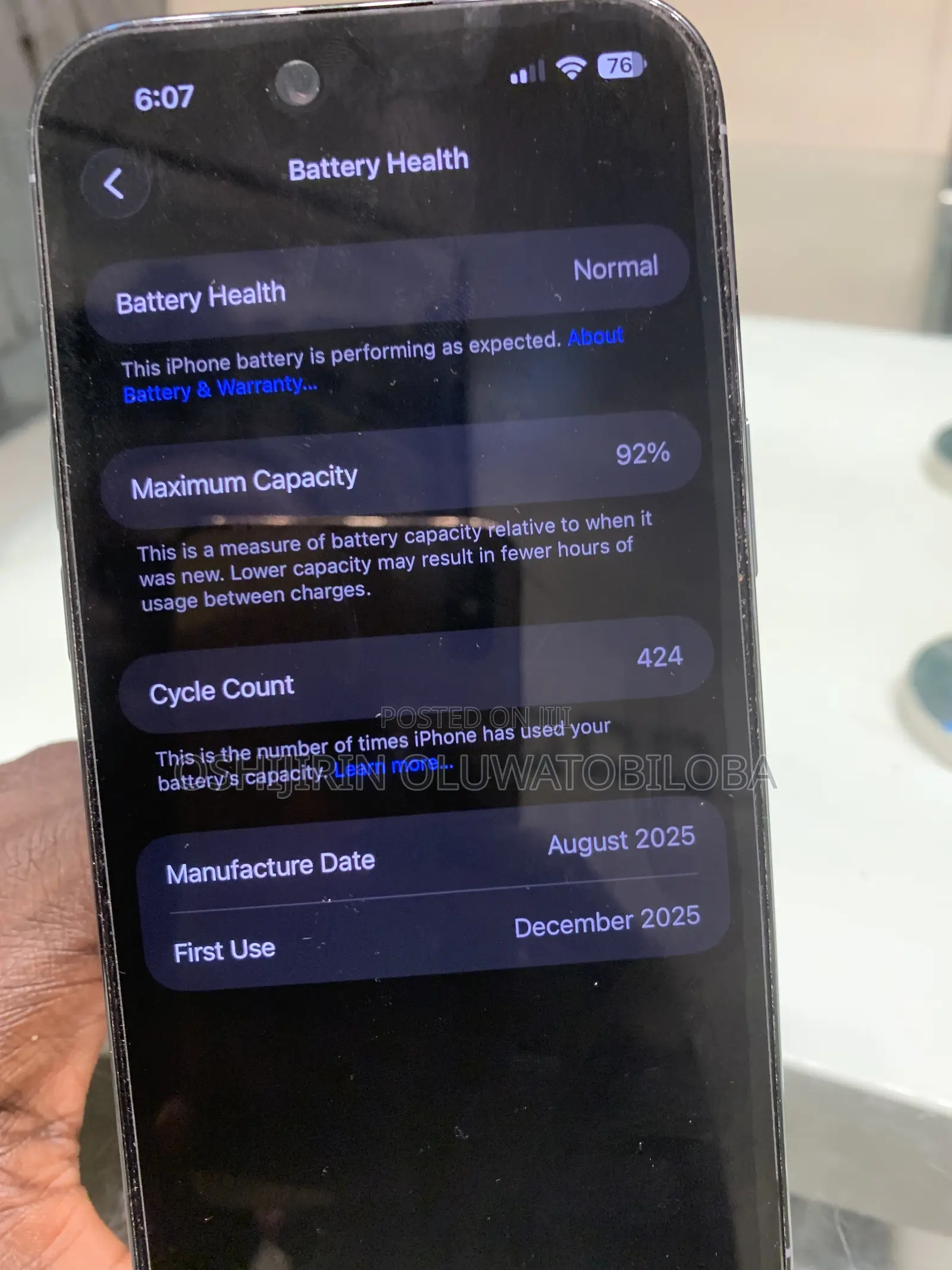 Apple iPhone Air 256 GB Blue
